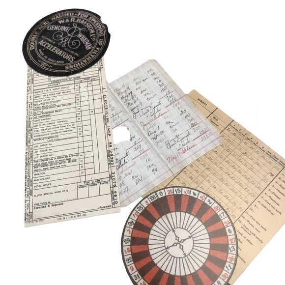 Small Lot Tim Holtz Ideaology Items Travel Related Junk Journal / Scrapbooking - Picture 2 of 6